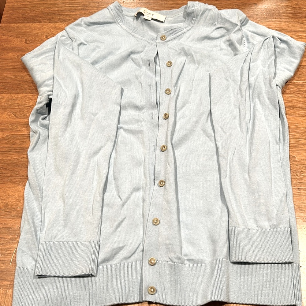 Loft sweater, pretty blue!